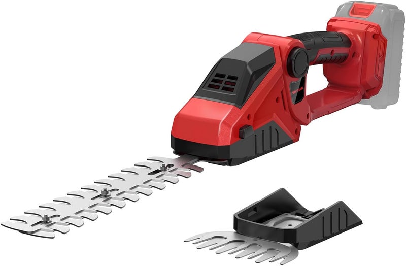 DEVTBLUN Cordless Hedge Trimmer for Milwaukee M18 Battery(No Battery),2200RPM Cordless Mini Grass Shears,2 in 1 Handheld Electric Hedge Trimmer/Grass Cutter,Shrub Trimmer Bush Trimmer for Gardening,Lawn,Yard - Image 1